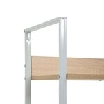 vidaXL Bibliothèque à 3 niveaux chêne 60x27 6x90 5cm bois d'ingénierie