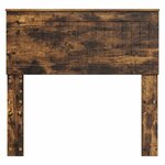 vidaXL Tête de lit avec tête de lit Chêne fumé 90 cm Bois d'ingénierie