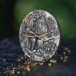 Pièce de monnaie en Argent 2000 Francs g 62.2 (2 oz) Millésime 2024 ROBIN HOOD (PRÉCOMMANDE)