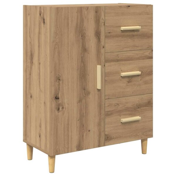vidaXL Buffet chêne artisanal 34 x 69.5 x 90 cm Bois d'ingénierie
