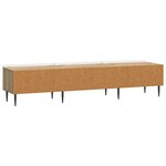vidaXL Meuble TV 147 x 34 5 x 32 cm Chêne artisanal Bois d'ingénierie