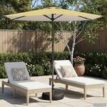 vidaXL Parasol de jardin 270 x 270 cm Polyester Rectangulaire