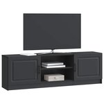 vidaXL Meuble TV Noir 150 x 31 x 47 cm Bois d'ingénierie