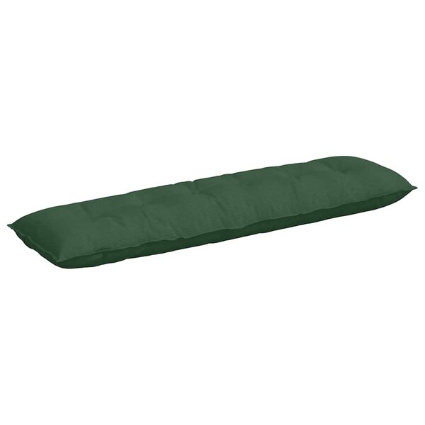 vidaXL Coussin de Dos Vert Jungle 180 x 50 cm Tissu en velours côtelé