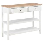 vidaXL Buffet Blanc 110x35x80 cm MDF