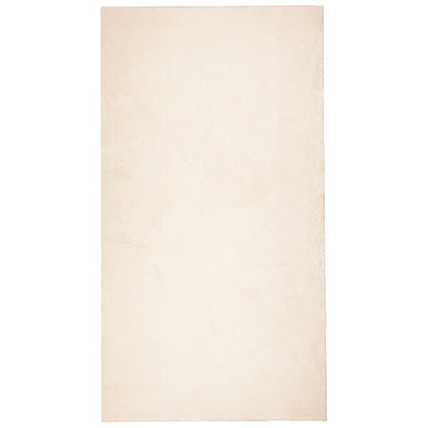 vidaXL Tapis HUARTE à poils courts doux et lavable beige 60x110 cm