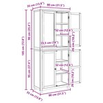 vidaXL Ensemble de meubles de rangement Marron Bois d'ingénierie