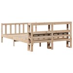vidaXL Cadre de lit sans matelas 160x200 cm bois massif de pin