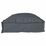 vidaXL Coussin pour banc de palette Anthracite 100 x 40 x 8 cm