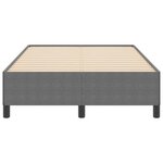 vidaXL Cadre de lit Gris clair 120 x 200 cm Tissu en velours côtelé