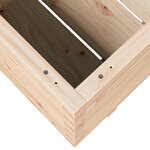 vidaXL Jardinière 90x60x49 5 cm bois de pin massif