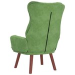 vidaXL fauteuil Vert clair 69 x 74 x 93 cm Velours