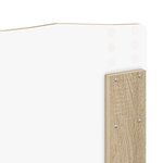 vidaXL Tête de lit Chêne Sonoma 200 cm Bois d'ingénierie