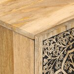 vidaXL Armoire de salle de bain 38x33x58 cm bois massif de manguier