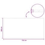 vidaXL Couverture de piscine solaire de haute qualité Carré PE