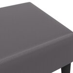 vidaXL Repose-pied gris 77x55x31 cm similicuir