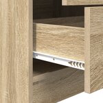vidaXL Unité de rangement en chêne Sonoma Chêne Sonoma MDF Grand
