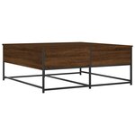 vidaXL Table basse chêne marron 100x99x40 cm bois d'ingénierie
