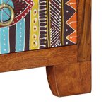 vidaXL Table de chevet 35x35x45 cm bois d'acacia massif