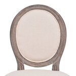 vidaXL Chaises à manger lot de 4 crème tissu