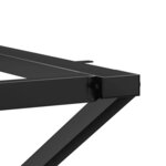 vidaXL Pieds de table basse cadre en X 70x60x43 cm fonte