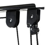 vidaXL Palans à vélo avec support de plafond 2 Pièces 20 kg