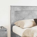 vidaXL Tête de lit Gris béton 135 cm Bois d'ingénierie