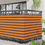 vidaXL Écran de balcon 110 x 1000 cm Tissu Oxford Rectangulaire