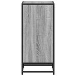 vidaXL Bibliothèque sonoma gris 40x35x76 cm bois d'ingénierie