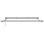 vidaXL Auvent Rétractable Crème 350 x 250 cm Tissu  Métal