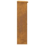 vidaXL Boîte de dépôt de colis Rouillé 44.5 x 29 x 110.5 cm