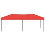 vidaXL Tente de réception pliable Rouge 3x6 m