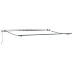 vidaXL Store Rétractable Automatique Rouge 500x300 cm