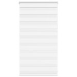 vidaXL Store zèbre blanc 75x100 cm largeur du tissu 70 9 cm polyester