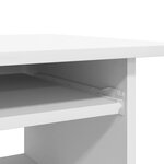 vidaXL Bureau Blanc 80x45x74 cm Bois d’ingénierie
