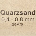 vidaXL Sable filtrant 25 kg 0 4-0 8 mm