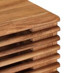 vidaXL Meuble TV avec stockage avec porte Naturel 105 x 30 x 35 cm