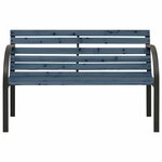 vidaXL Banc de jardin pour enfants 81 cm bois de pin chinois gris