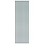 vidaXL Poteau de jardin 10 Pièces 1 5 m Métal Vert