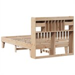 vidaXL Cadre de lit sans matelas 135x190 cm bois de pin massif