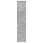 vidaXL Bibliothèque gris béton 100x33x156 5 cm bois d'ingénierie