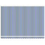 vidaXL Store Rétractable Automatique Bleu et Blanc 450x300 cm