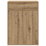 vidaXL Armoire à chaussures chêne artisanal bois d'ingénierie