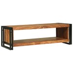 vidaXL Table basse Marron 120 x 50 x 38 cm Bois d'acacia massif
