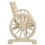 vidaXL Banc de jardin 2 places bois de sapin massif