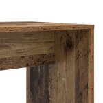 vidaXL Bureau Bois ancien 138.5 x 55 x 143 cm Bois d'ingénierie