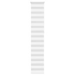 vidaXL Store zèbre blanc 45x230 cm largeur du tissu 40 9 cm polyester