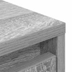 vidaXL Armoire tiroir sonoma gris 55 5x34x119 5 cm bois d'ingénierie