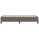 vidaXL Cadre de lit sans matelas gris 100x200 cm similicuir