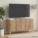 vidaXL Meuble TV 99 x 34 5 x 50 cm Chêne artisanal Bois d'ingénierie